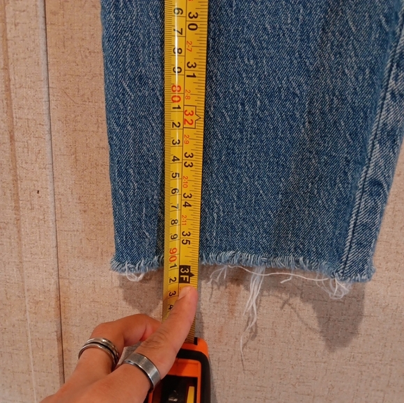 Madewell The Perfect Vintage Jeans Women's Size 30  Blue In Very Good Condition - Picture 6 of 8